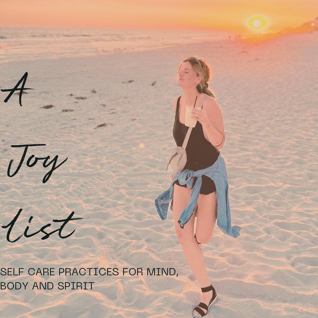 The wave of Self Care can be overwhelming- It becomes something we feel we HAVE to do. 

It's not meant to be one more thing to add to your to-do list. It&rsquo;s meant to help you move through your day with more ease, harmony, and balance. 

The Joy