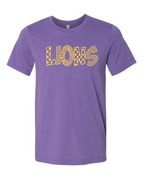 Pattern letters Lions