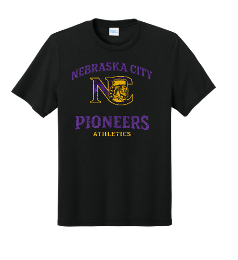 Nebraska City Unisex black tee