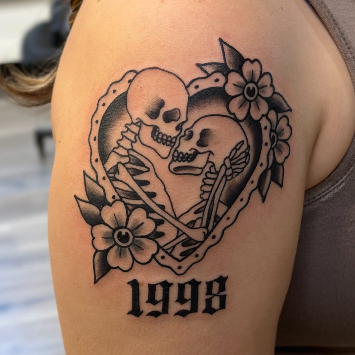 &lsquo;Till death do us part 🥀 gorgeous piece by @jeffpatterson_tattoo