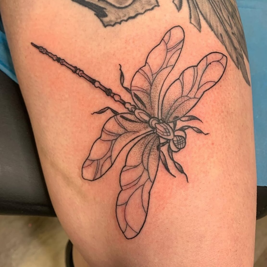 Throwback to this dainty dragonfly by @urban_davinci 

Call or book online with us! 
📲  318-562-3021
ghostfiretattoo.com