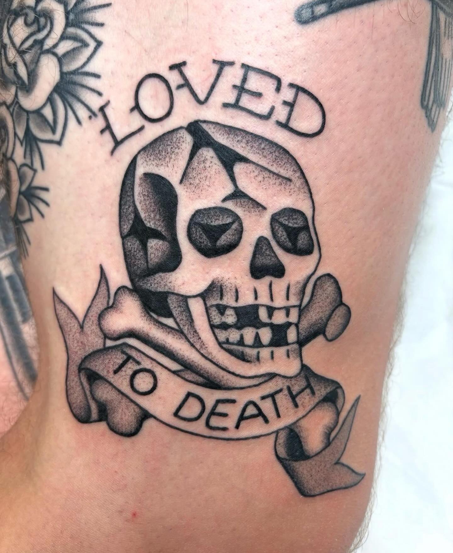 Here&rsquo;s one done by @johnbentrup 
We have walk in availability today! We&rsquo;re open from 12-8. Come on in!
318-562-3021 ☎️ Ghostfiretattoo.com 🕸️
#arklatex #shreveporttattoos #tattoos