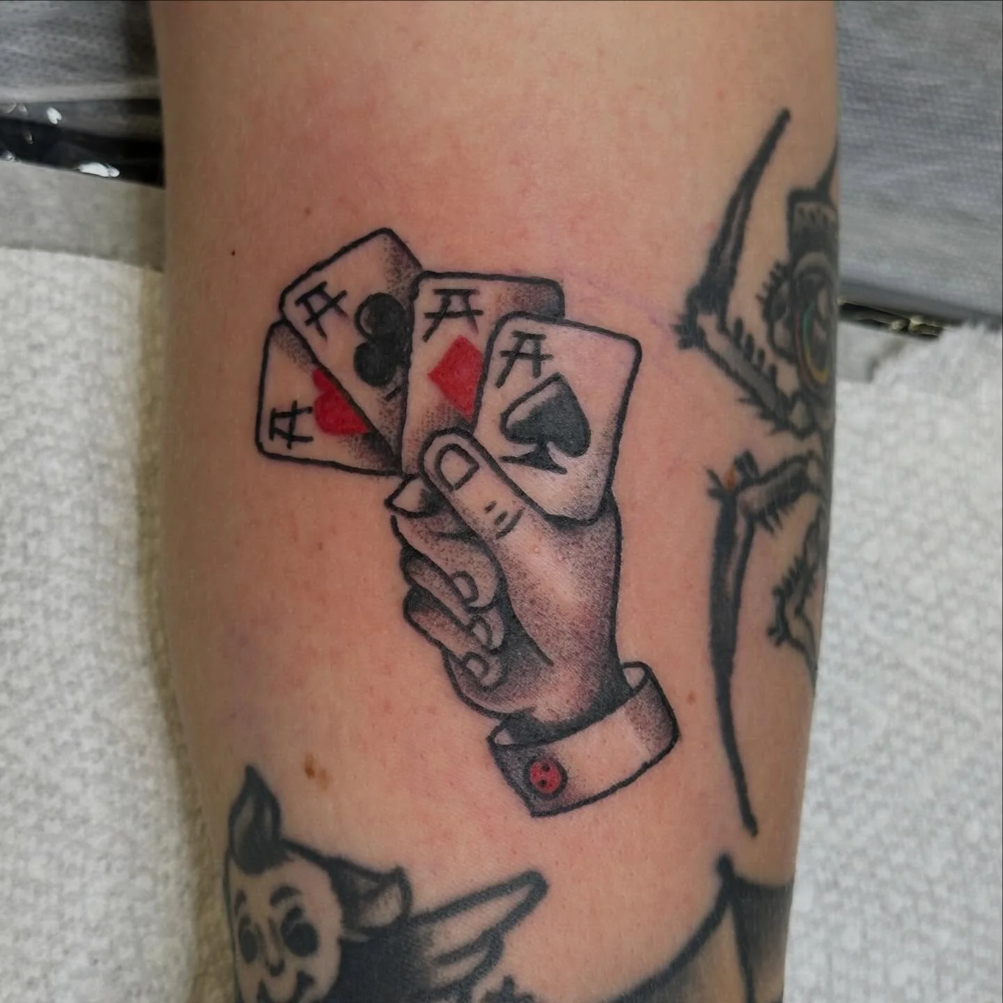 Check out this Friday the 13th flash, done by @urban_davinci 
We&rsquo;re gere 12-8!
Walk-ins welcome! 
(318)-562-3021☎️