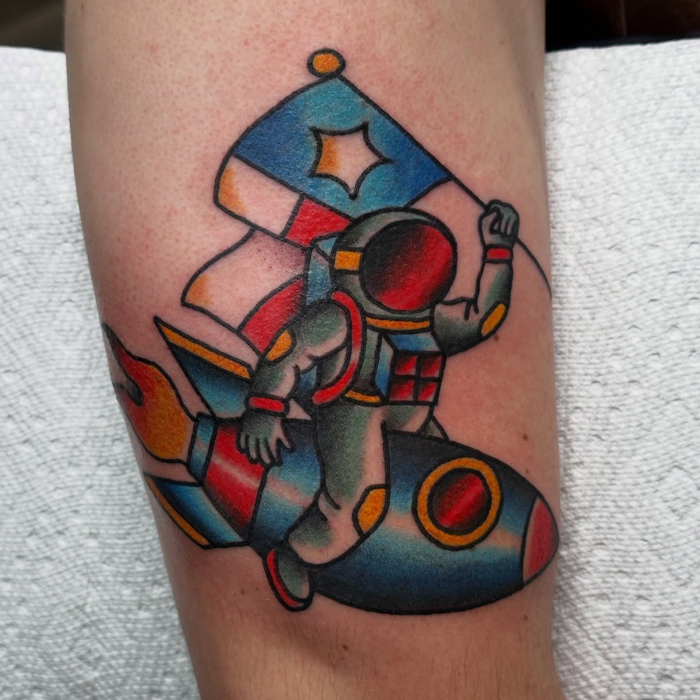 Here&rsquo;s a fun one by @shanemccormicktattoos 
Stop on in and see the place! 
(318)562-3021

#downtownshreveport 
#stonerhill 
#highland 
#tattooshop