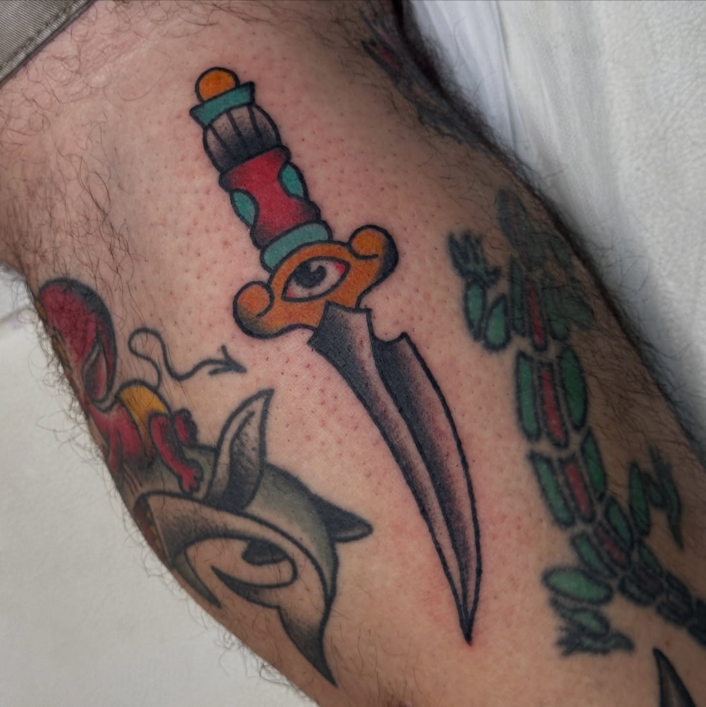 ONLY 2 DAYS LEFT to get in on our Dagger Flash Special! Here&rsquo;s one by @shanemccormicktattoos 

#traditionaltattooflash 
#shreveport 
#louisiana