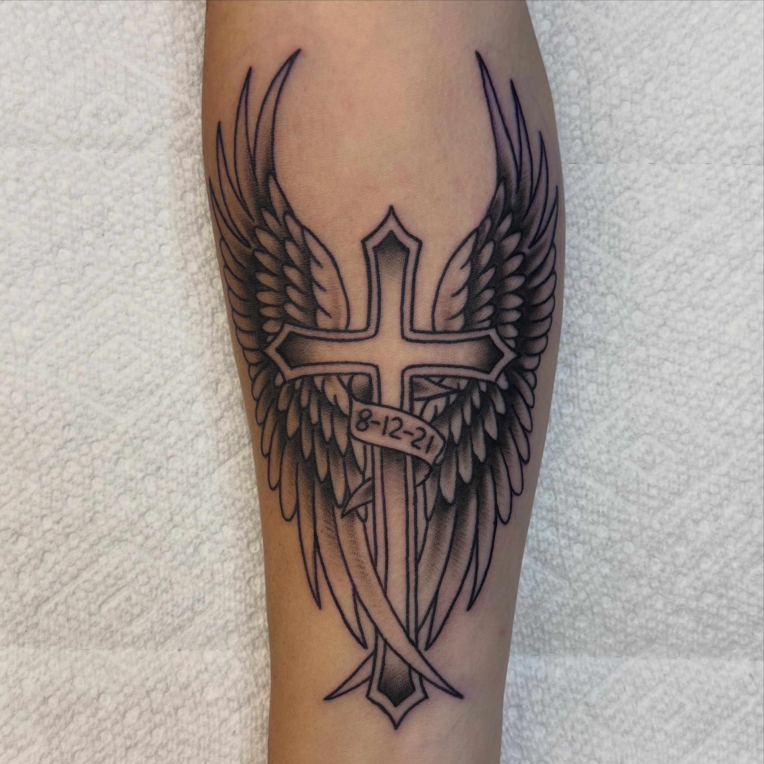 Here&rsquo;s a cool one done by @jeffpatterson_tattoo 
Walk-in&rsquo;s welcome!
Here 12-8
(318)-562-3021☎️