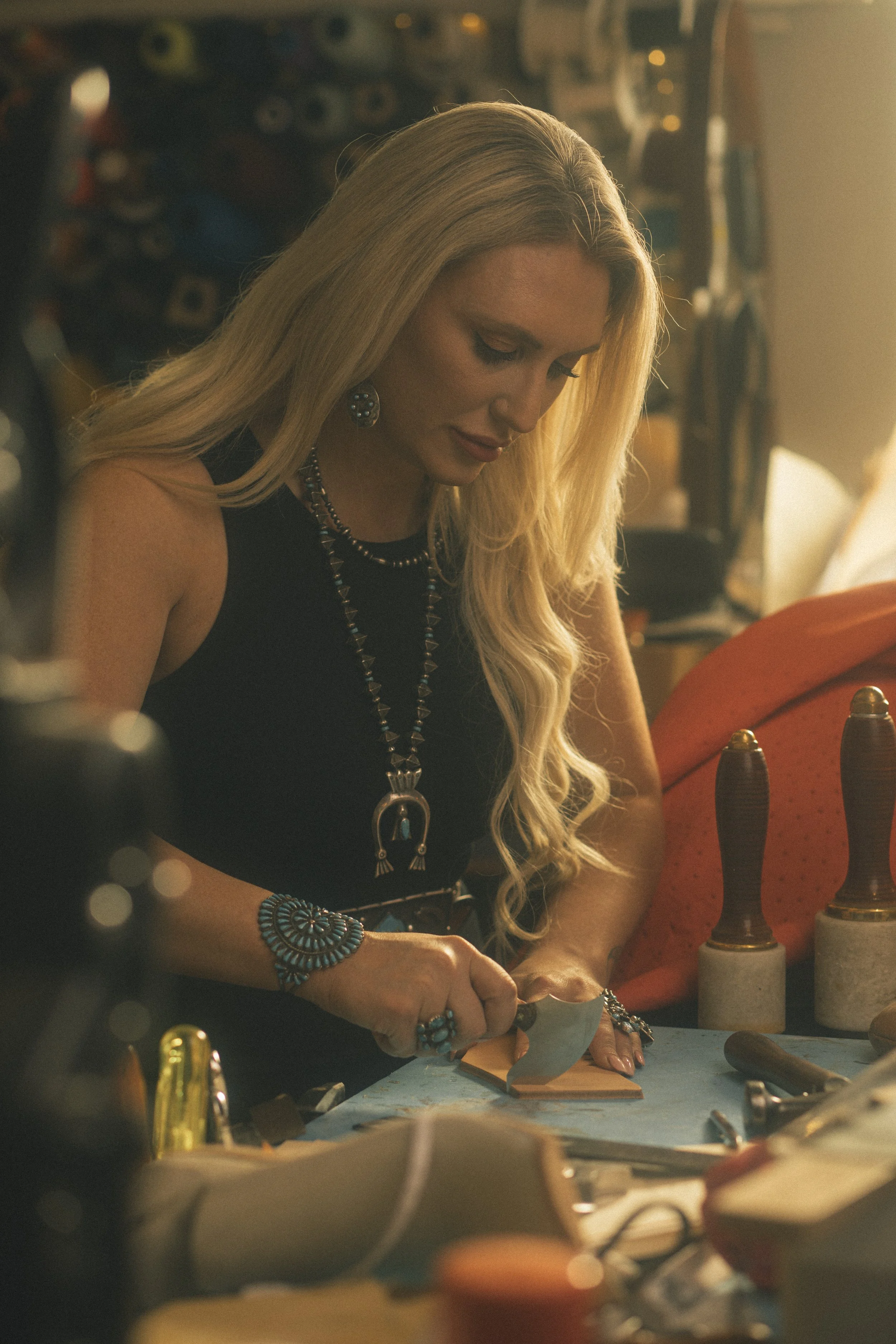 Lifestyle Photography; In the studio with maker Margot Binetti in her studio and shop Haus of Cucu.