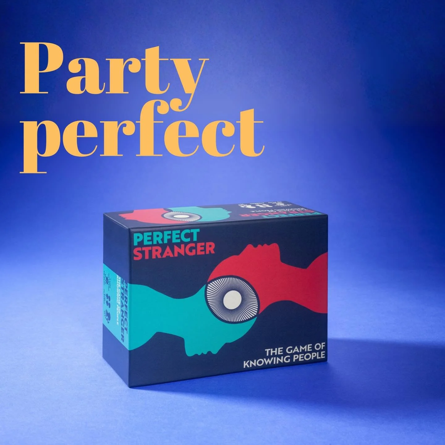 Perfect Stranger | 2 to 10 players | 20 to 40 mins

Easy. Versatile. Endlessly fun.&nbsp;Perfect Stranger&nbsp;will remind you of games you naturally play at social events (think Never Have I Ever, Two Truths &amp; A Lie, or Would You Rather) &mdash;