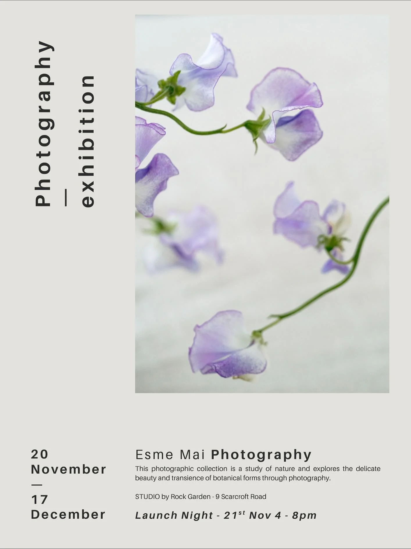I&rsquo;m busy this week prepping for my exhibition launch on Friday. Eek! 🌷🪻🌷

If botanical images are your jam, come say hi 😅👋🏼

@studiobyrockgarden, 9 Scarcroft Road