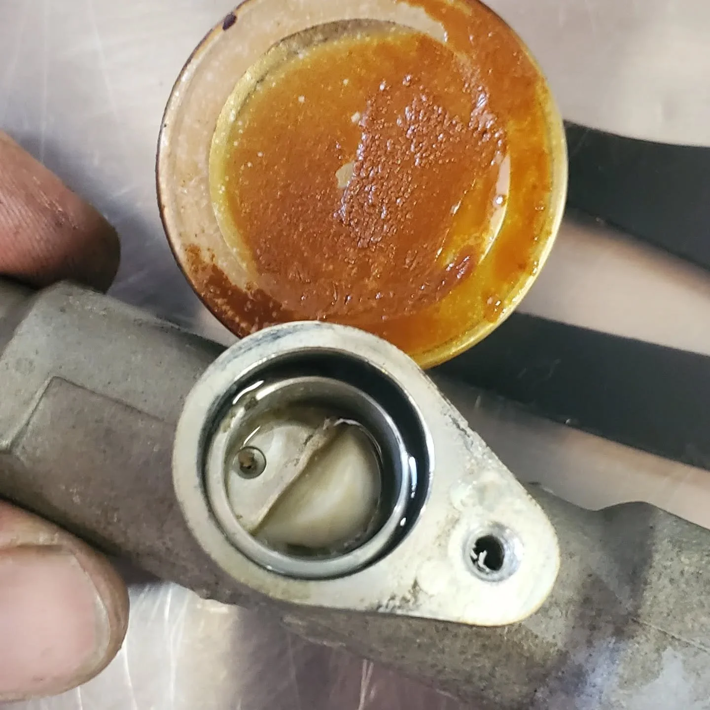 #honda #brakes #hydraulics #dot4 #contamination #diagnosis #service #repair #mobilemechanic #stlouis #stcharlesmo