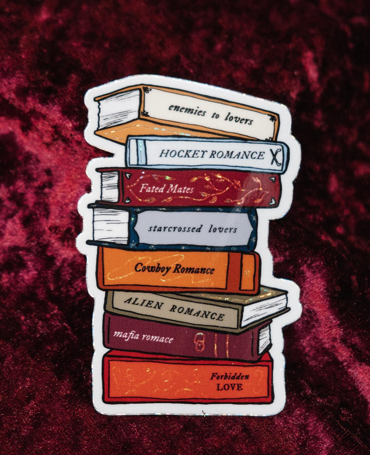In case you missed it, we designed a new book stack sticker for all of you e- reader and water bottle fiends! 😻✨💕 which is your favorite out of the stack? 

#capuletbooks #bookstack #bookstickers