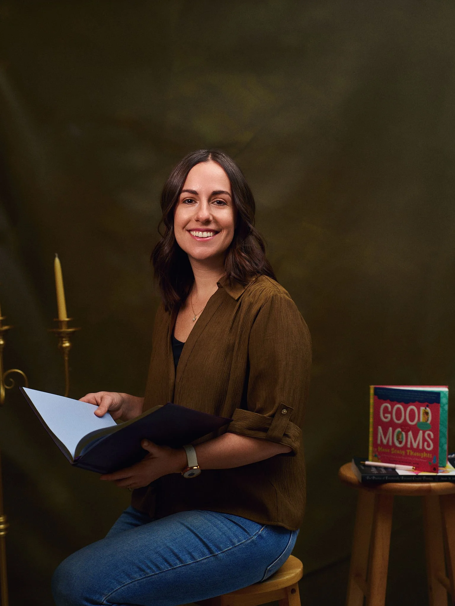 postpartum mom therapist, good moms have scary thoughts