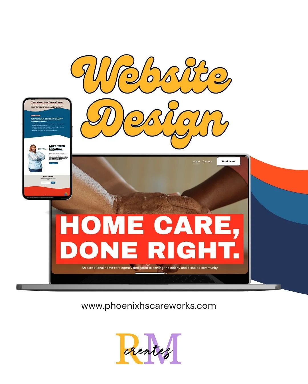 Bringing visions to life, one website at a time ✨

When Phoenix House Care Works came to me, they needed a site that felt professional and human. They&rsquo;re doing life-changing work in the home care world, and I knew their site had to reflect that