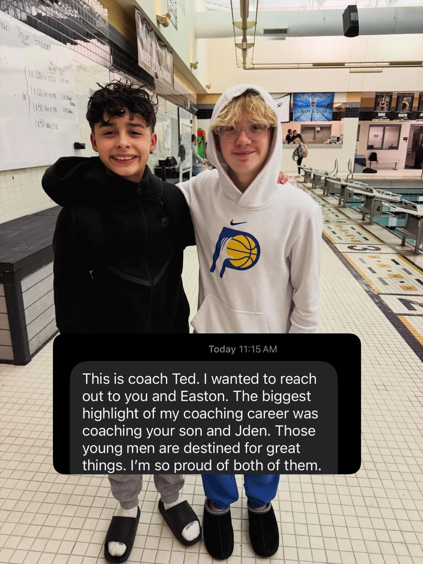 These boys are destined for great things!!! 
Keep pushing yourselves, keep being kind, keep showing up for others!! 

#growthmindset #swimmers #crosscountry
