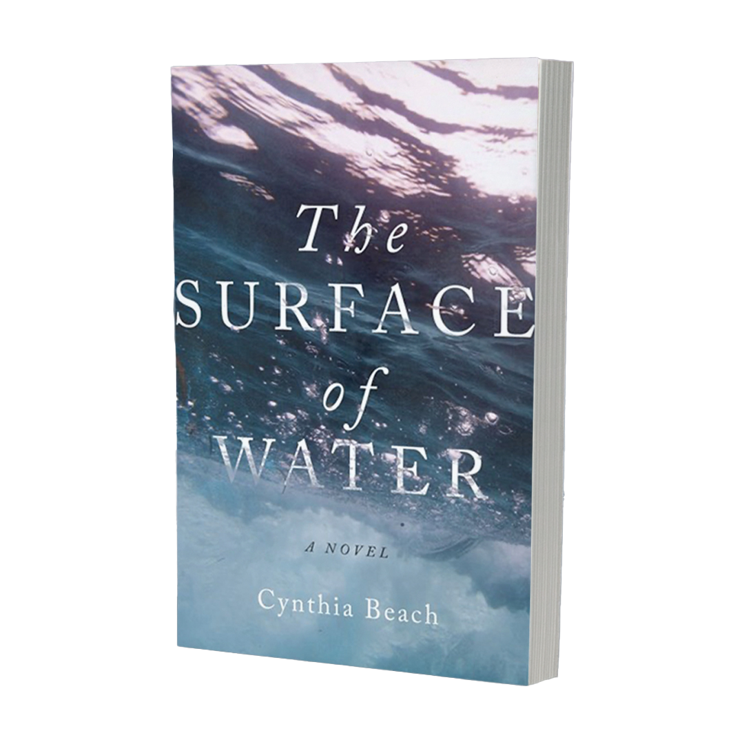 Book cover with waves