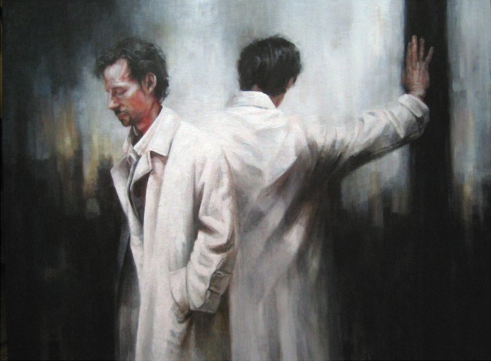 Actual Time: Shift
2005, acrylic on panel, 36" x 48"