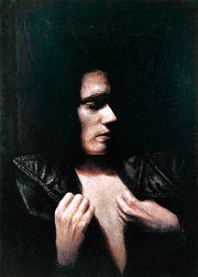 Between the Layers, 2002
acrylic on panel, 24" x 17⅛"