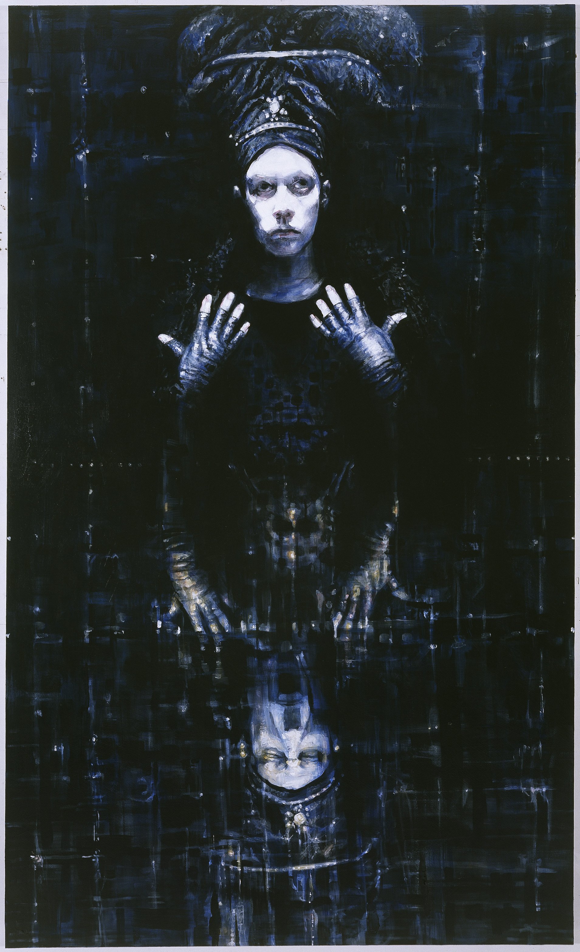 Mirrorworld, 2010, 60 x 36 inch, acrylic on panel
