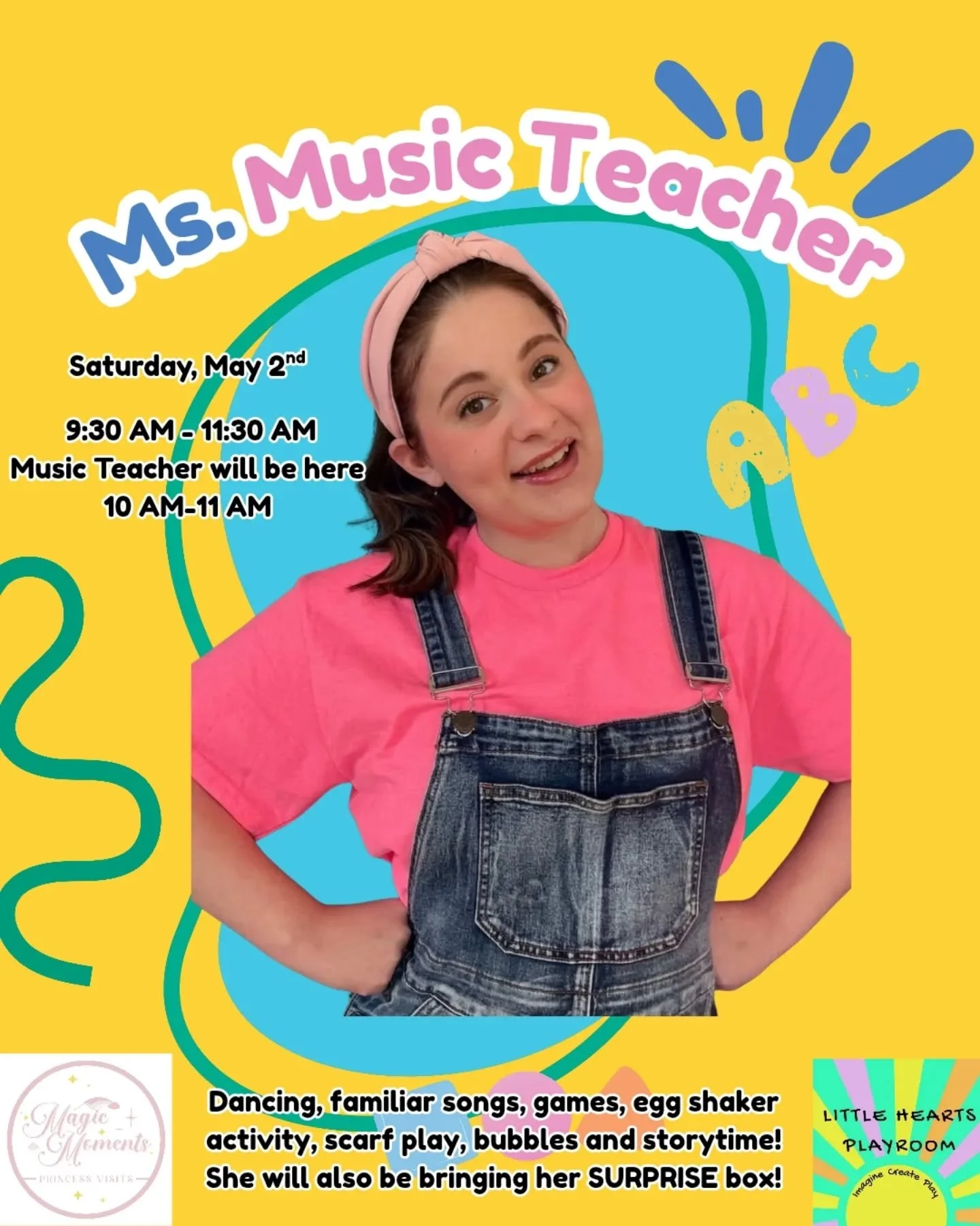 Come see your favorite teacher in overalls next weekend!! 
It'll be a great way to end vacation week with your littles!

The link is in our bio!