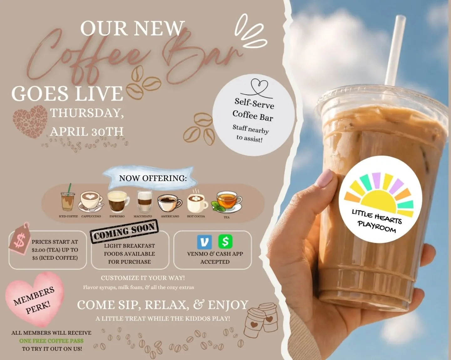 Something&rsquo;s brewing, and we can&rsquo;t wait to share it with you! 

​We&rsquo;ve loved providing a little caffeine boost over the years, but we realized that to truly give you the experience you deserve, we needed to grow. Instead of a simple 