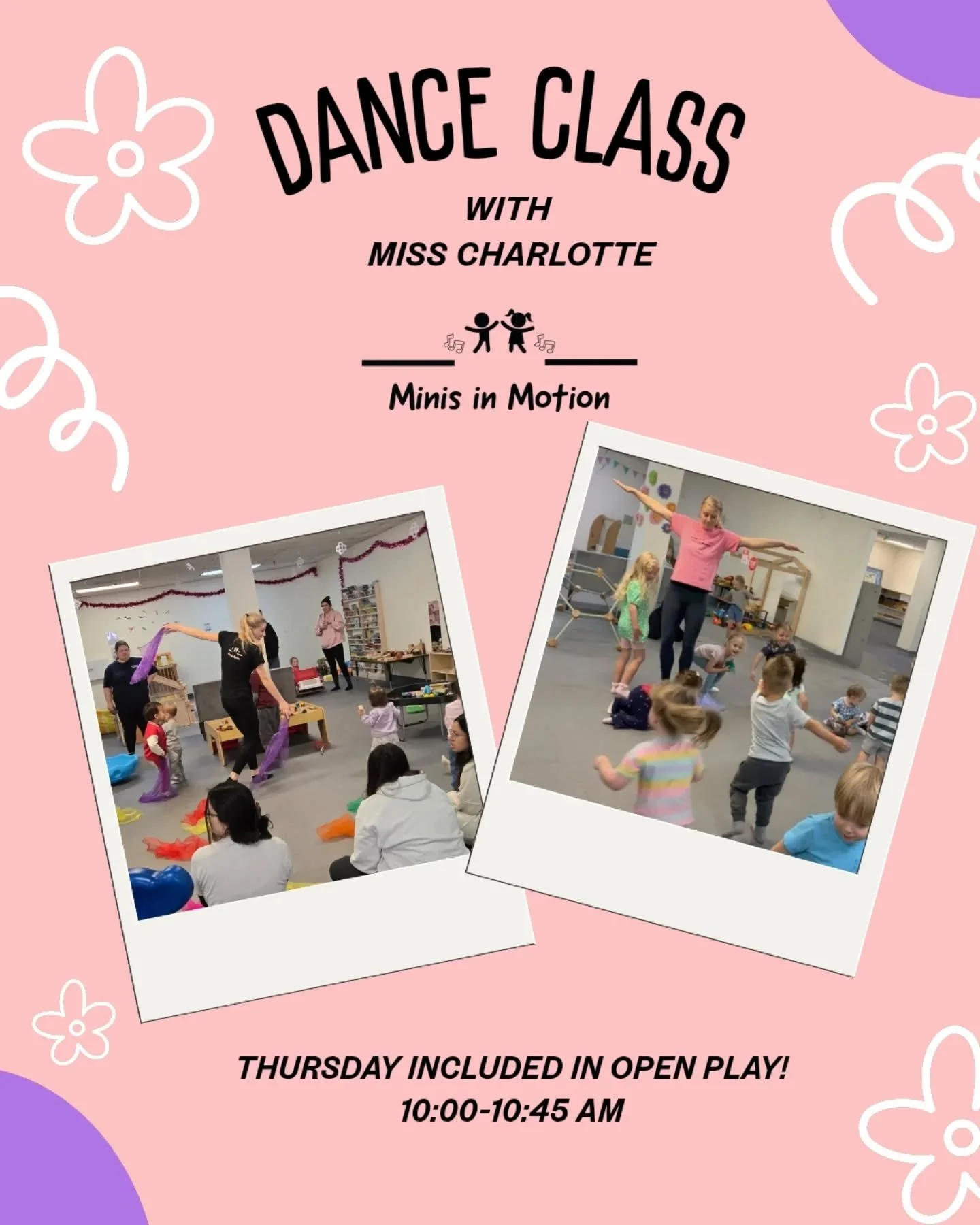 Come dance during Open Play today!!