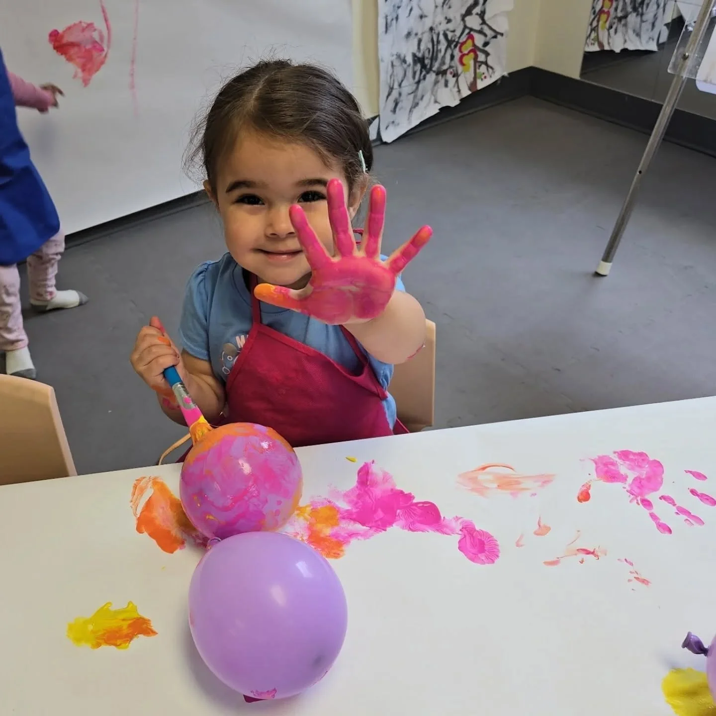 This is what it's all about! But it's contained in our new Art &amp; Sensory Station!