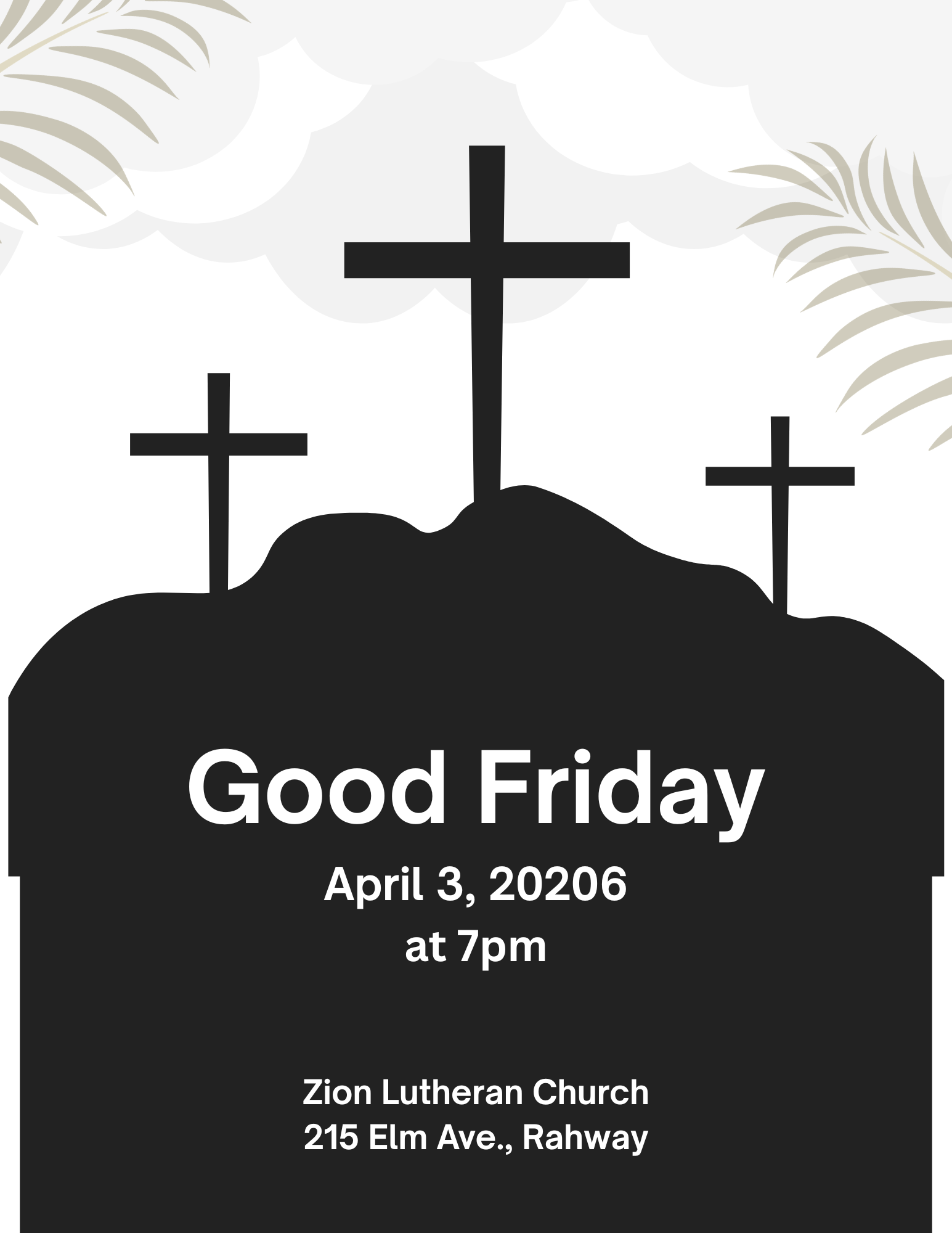 Black and White Simple Good Friday Flyer.png