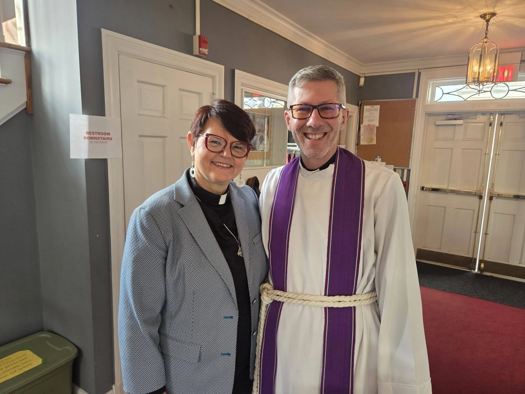 Rev. Maristela Freiberg came to visit Zion - March 26'