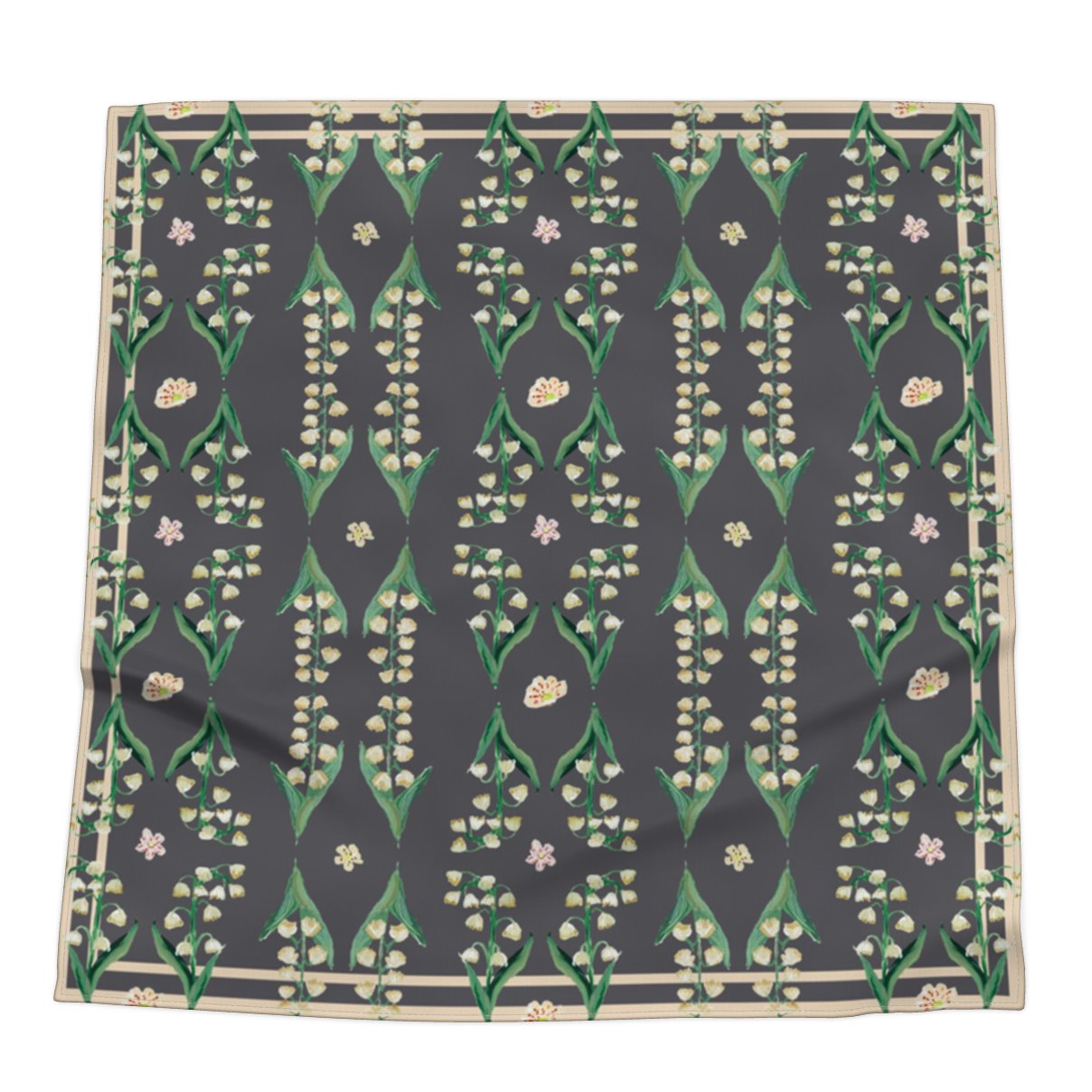 Emilia Silk Scarf - Slate Navy