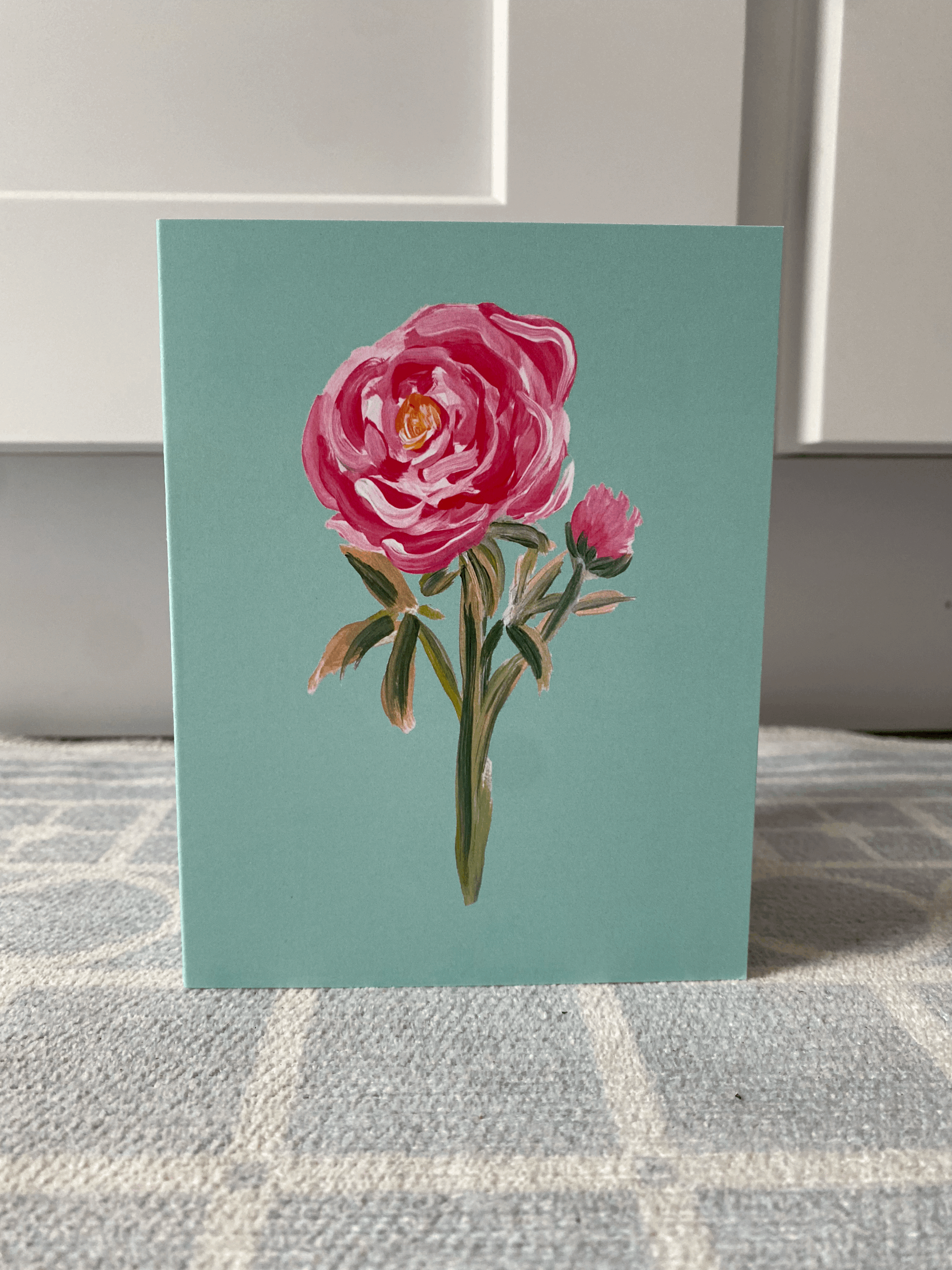 Peony Notecard
