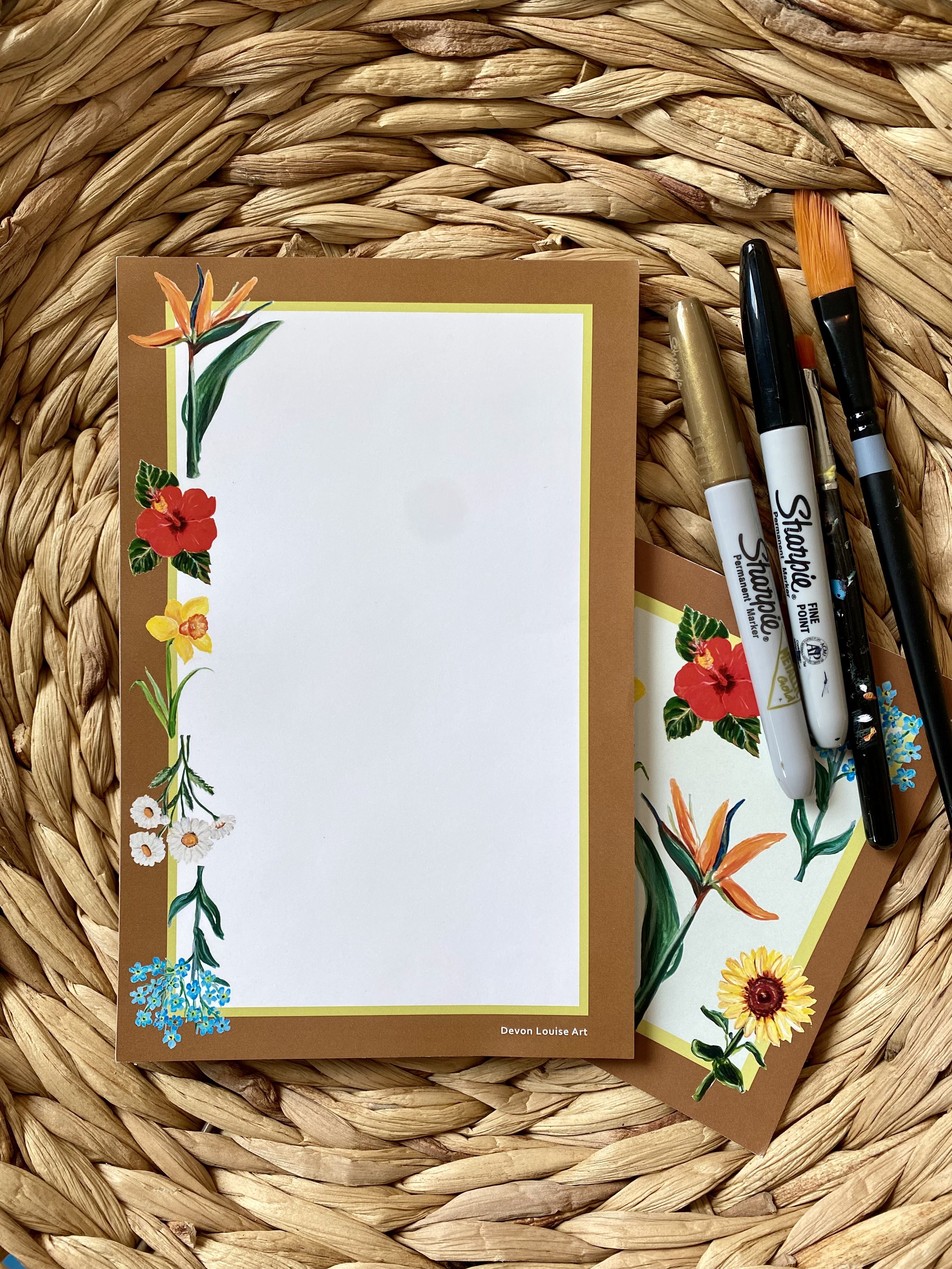 Summer In Bloom Notepad