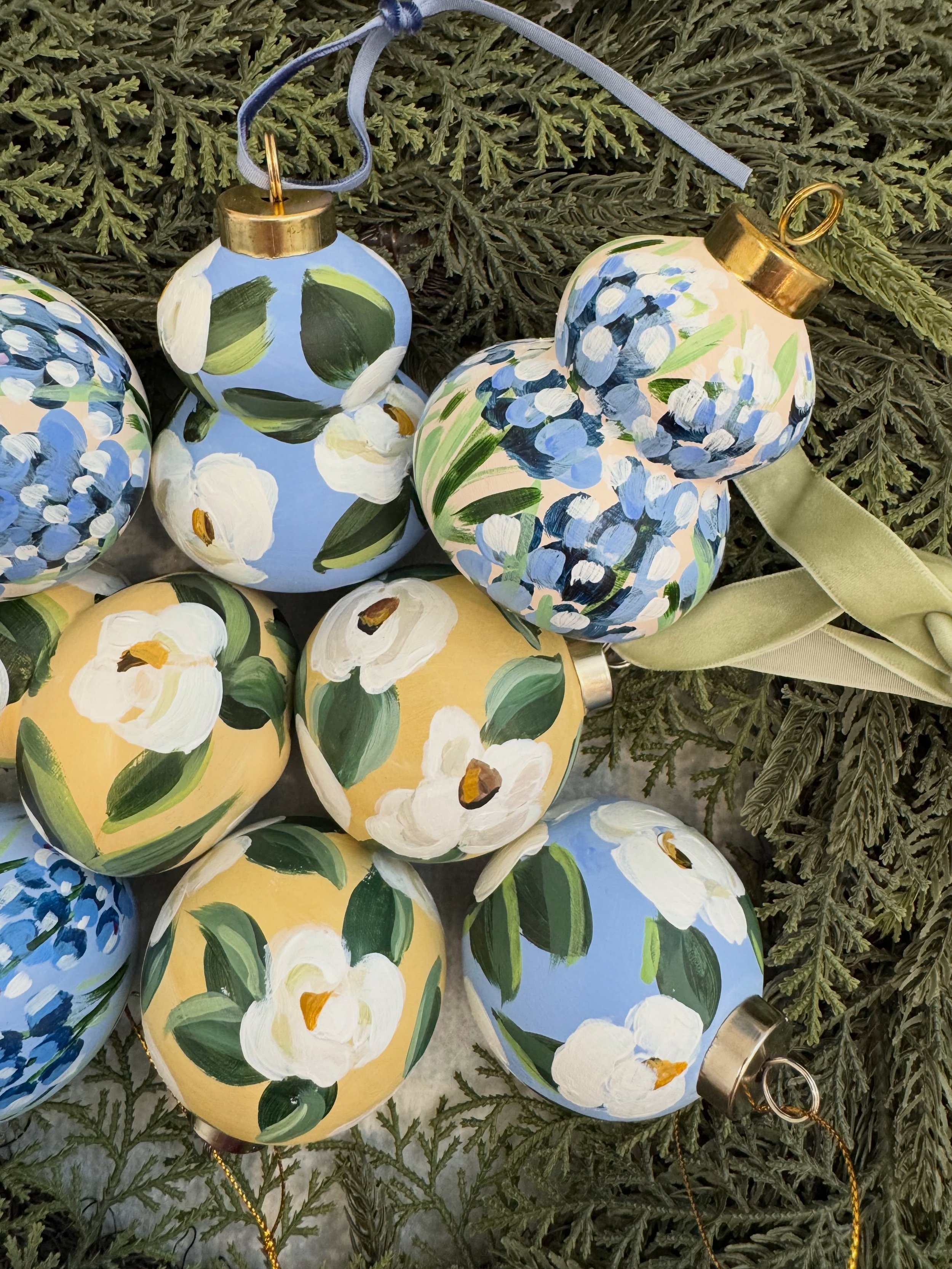 Many of you are new to @devonlouiseart - welcome! My favorite time of year is quickly approaching, the release of my hand painted ornaments. 🎄🩰

Each is artfully designed to bring a touch of charm to your holiday season. Perfect to enjoy in your ow