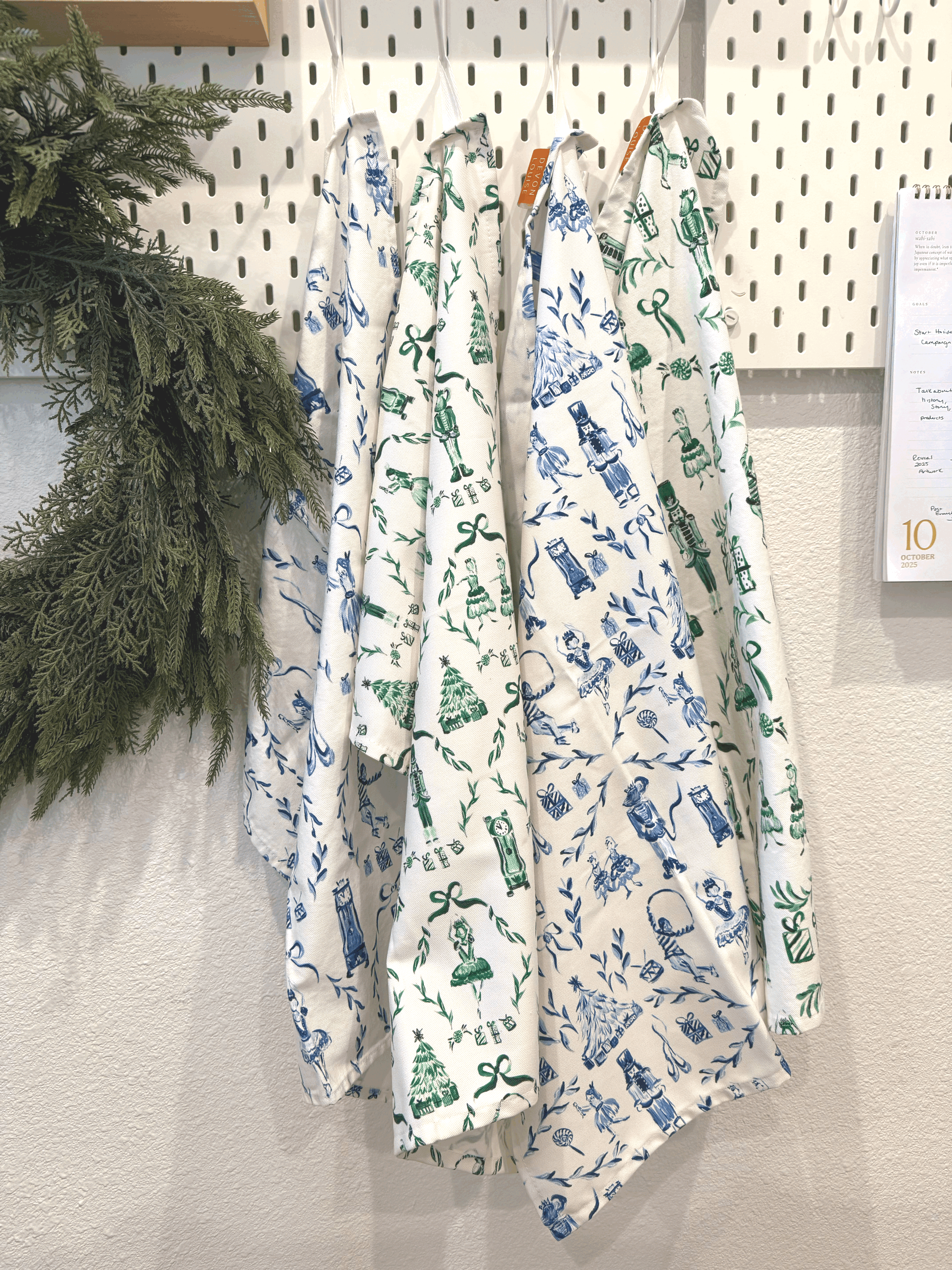 Tea Towel: Nutcracker Toile