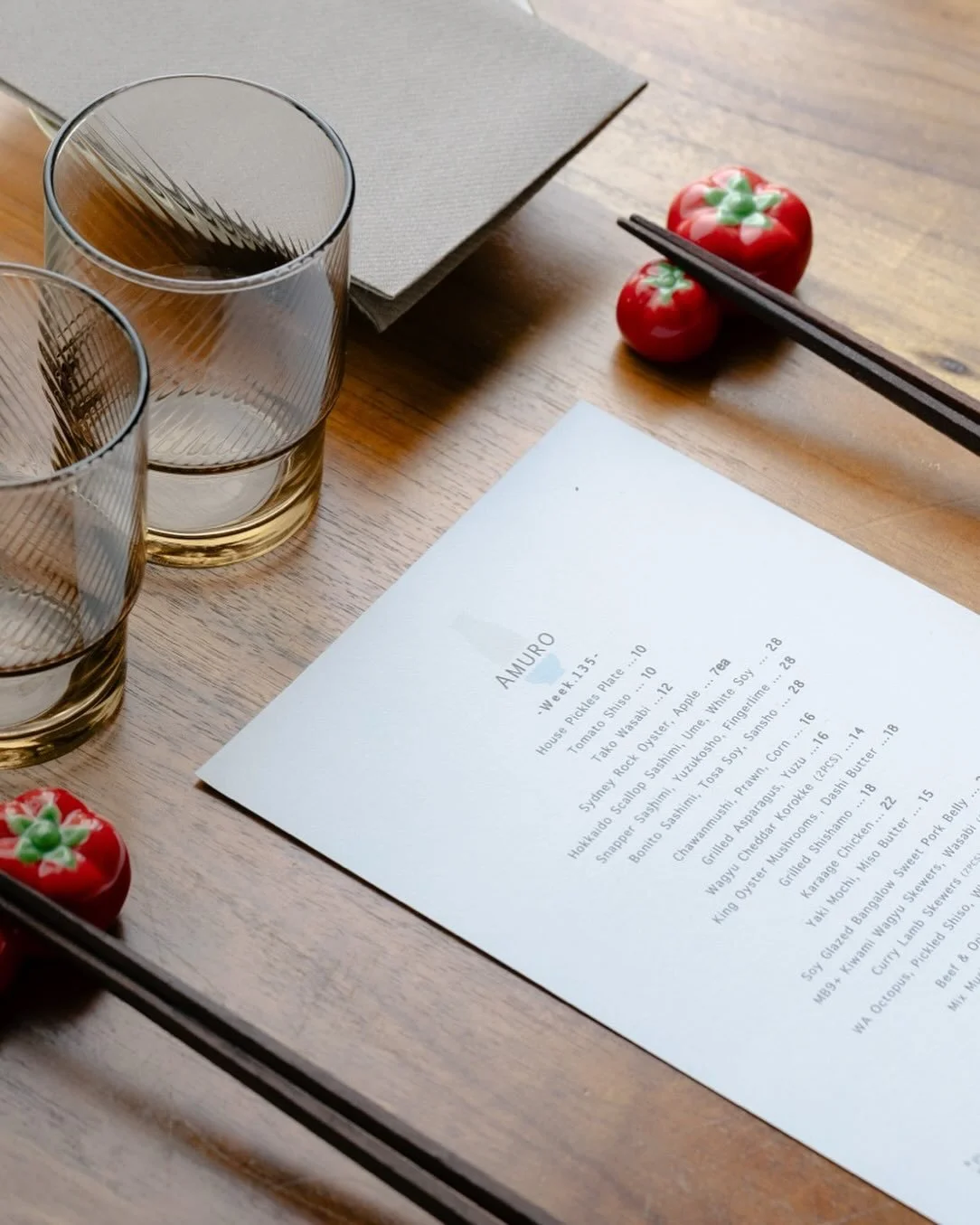 Our menu is updated weekly,
featuring a rotating selection of snacks.
Best shared between two , or enjoy solo with half serves available.