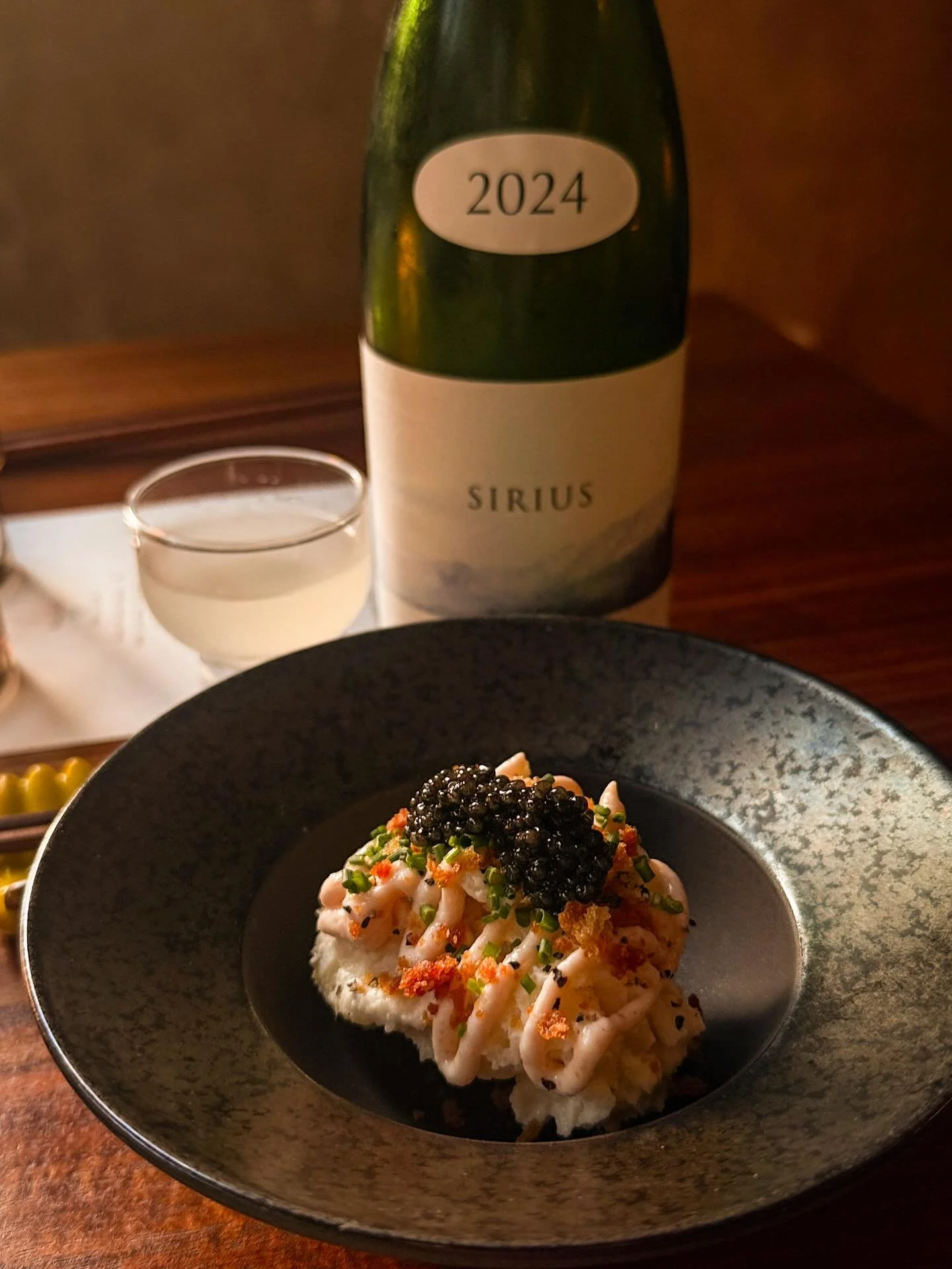 Mentaiko Potato 3.0
Now with Oscietra caviar.

A little upgrade to one of our favourites. 
Available from 12 pm Saturday Sunday .