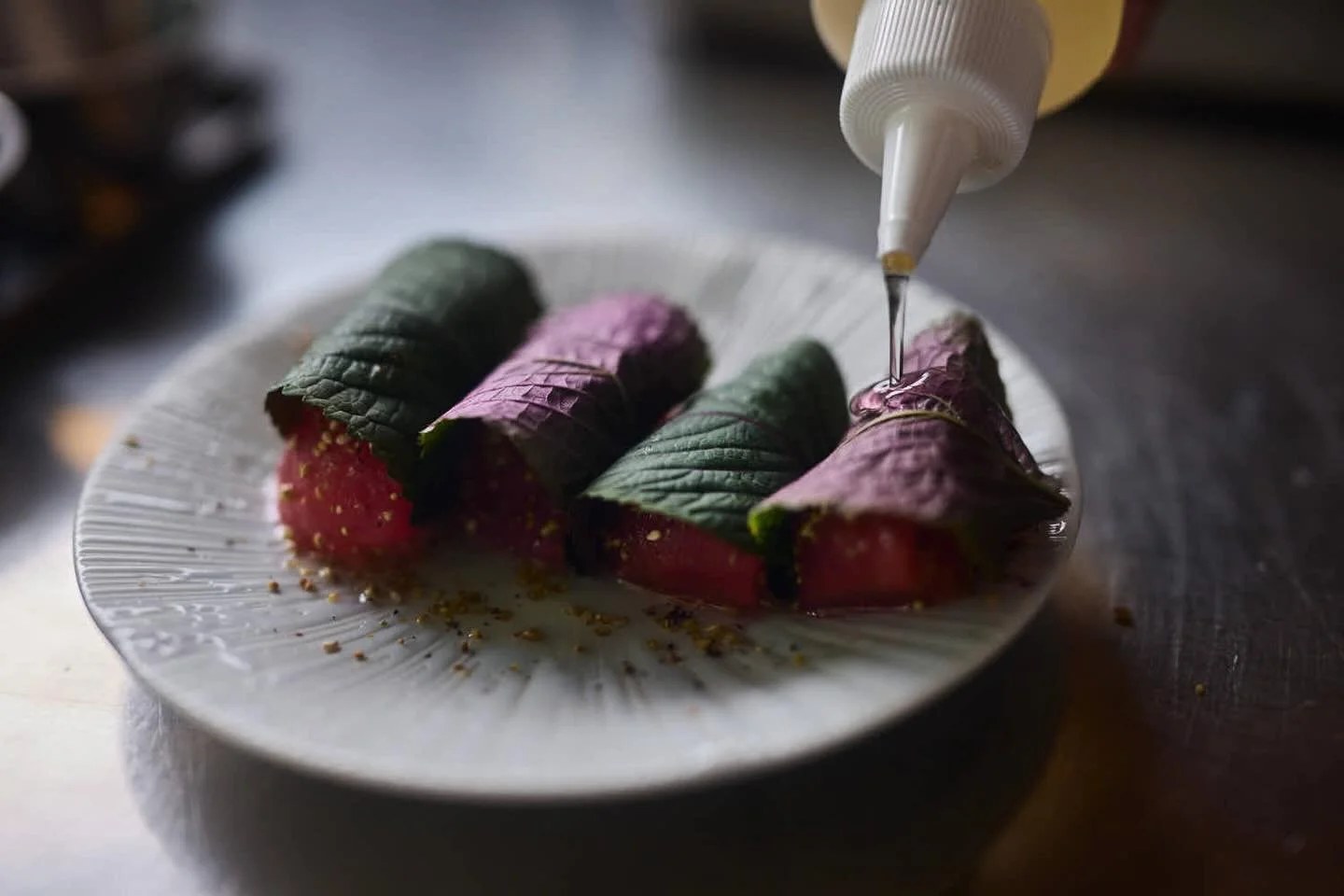 Not many dishes have been with us since the beginning 
but tomato shiso is definitely one of them. 🍅