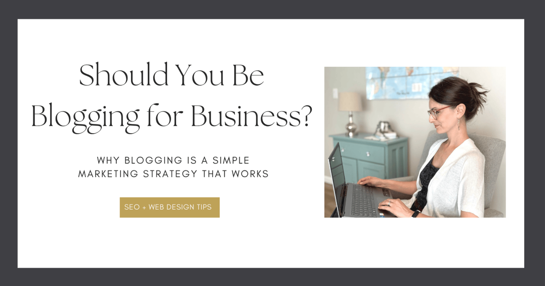 elizabeth daniels sitting on grey chair working on laptop