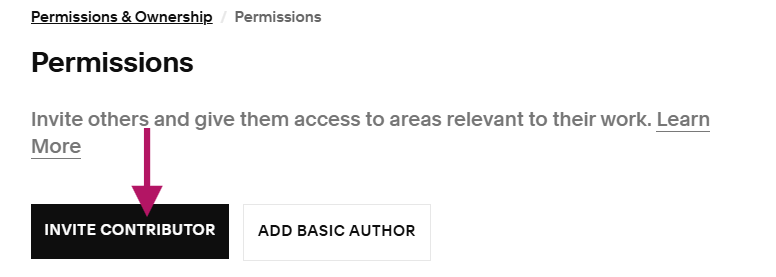 squarespace screenshot invite contributor