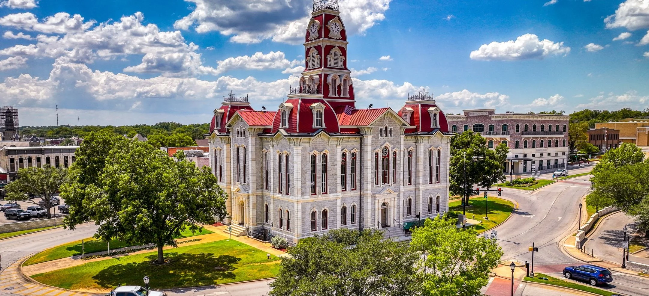 Weatherford, TX historic downtown