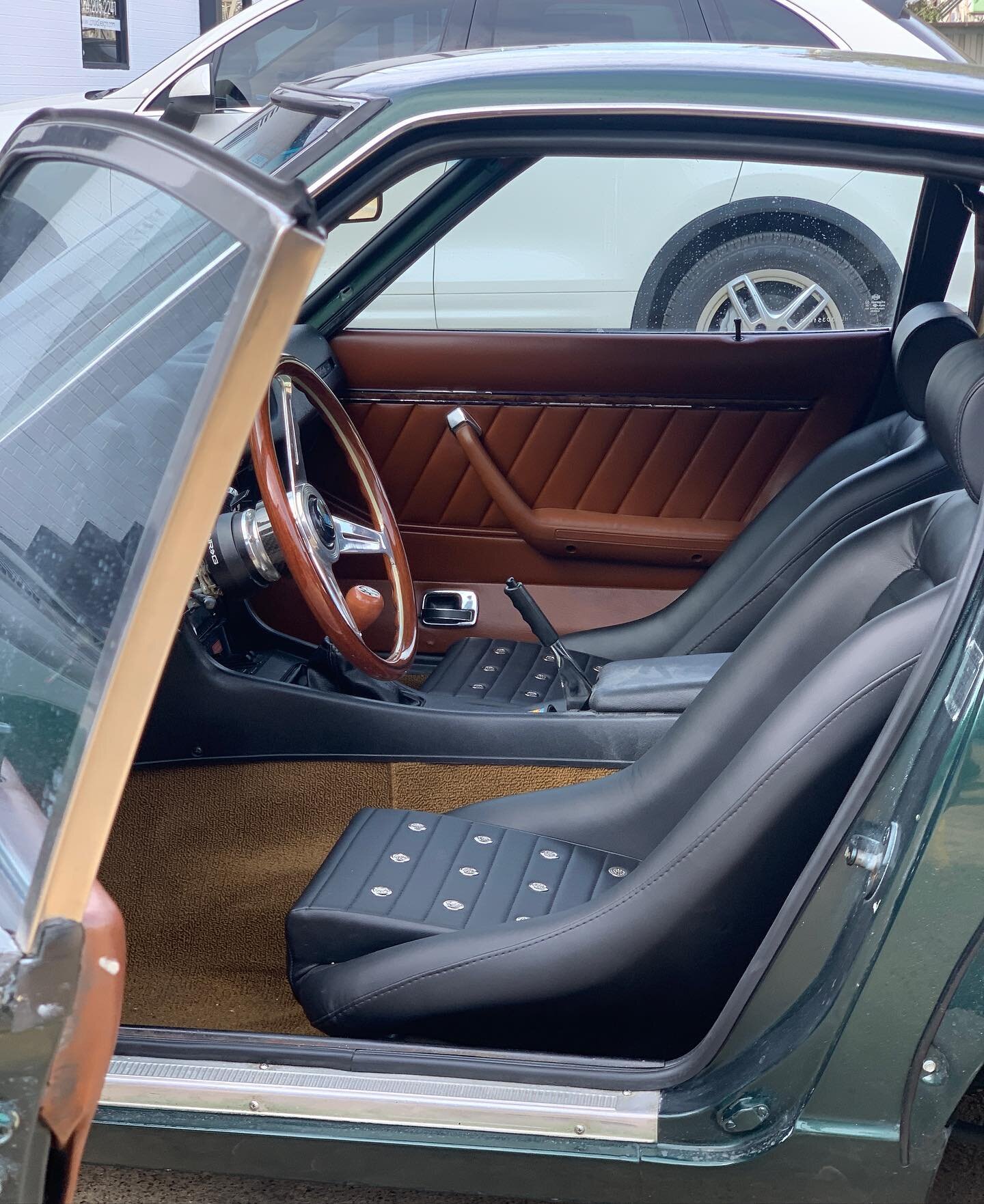1977 Datsun 280z Retrofitted Seats And carpet repair! If you know how to COUNT, know you can Always COUNT on us!
#upholddesigns #upholder