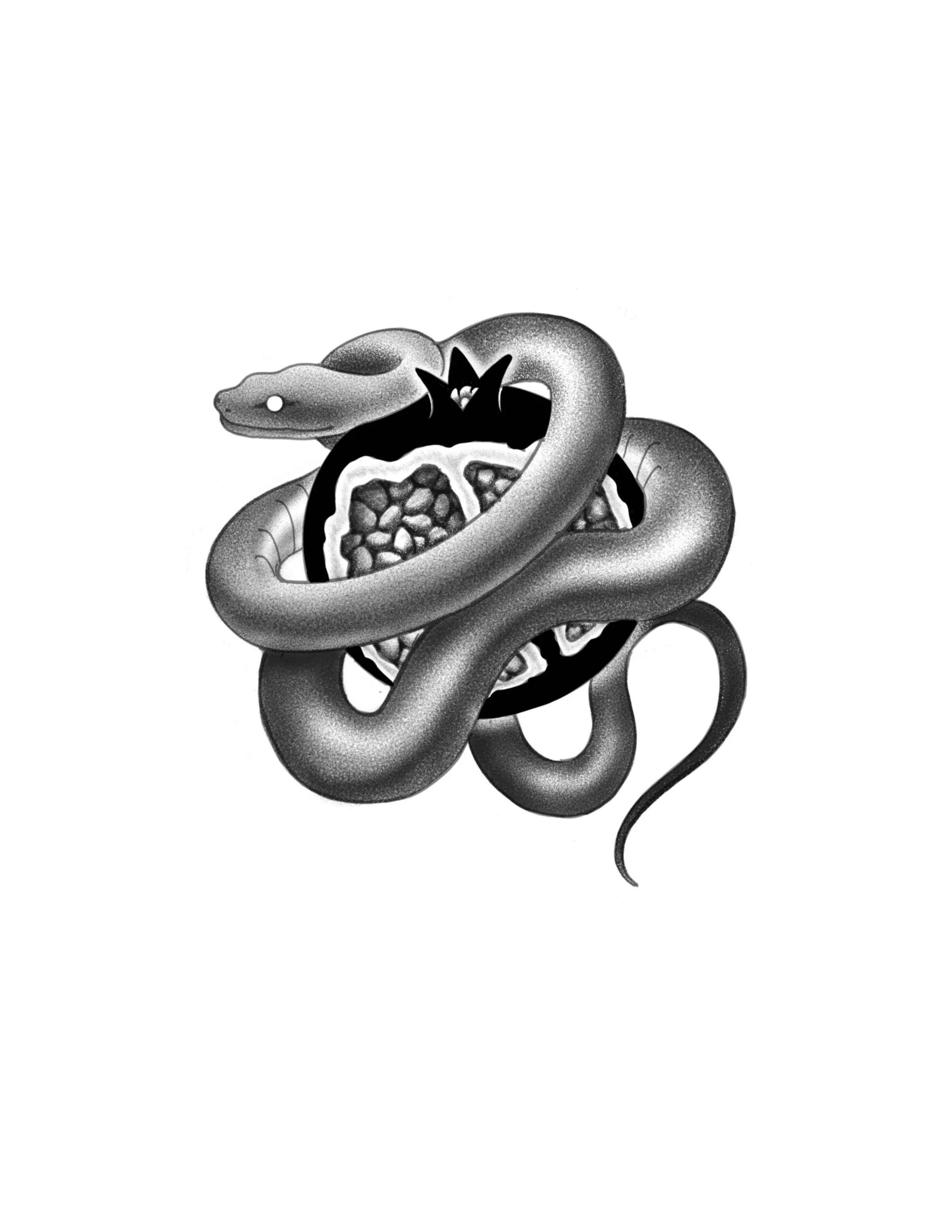 Snake and Pomegranate