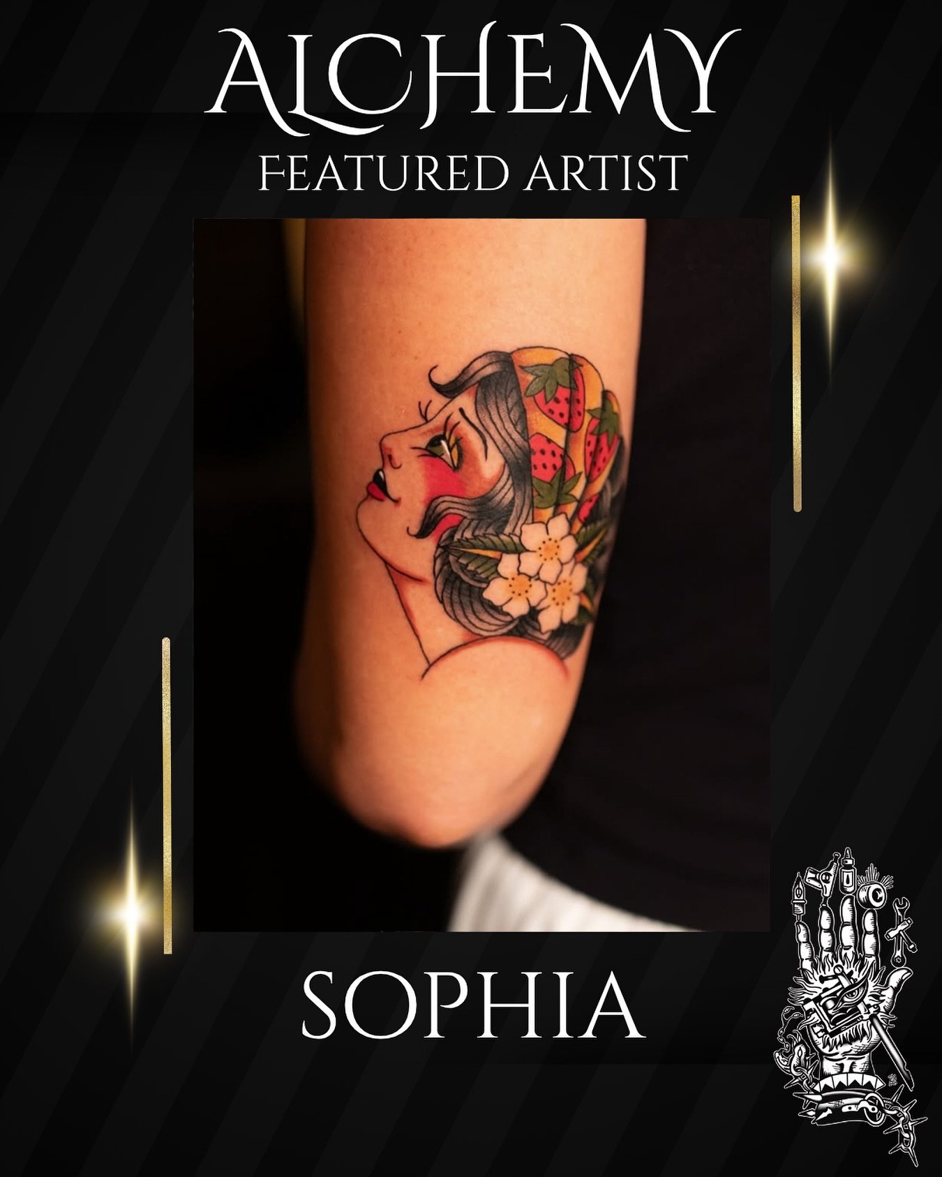 Thrilled to be featuring @sophiaraglione in our upcoming art show &ldquo;Alchemy&rdquo; on 8/24 at @wickedwestsd 
We&rsquo;re teaming up with @zeroskateboards for a night of art, music, food, tattoos, and more.
Live performances, special guests, excl
