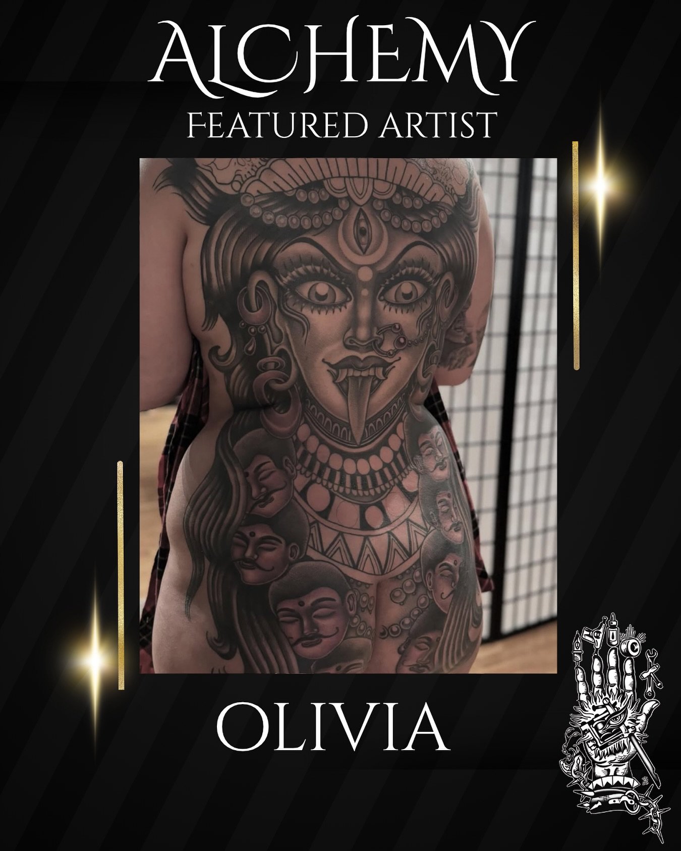 Thrilled to be featuring @oliviatattoo__ in our upcoming art show &ldquo;Alchemy&rdquo; on 8/24 at @wickedwestsd 
We&rsquo;re teaming up with @zeroskateboards for a night of art, music, food, tattoos, and more.
Live performances, special guests, excl