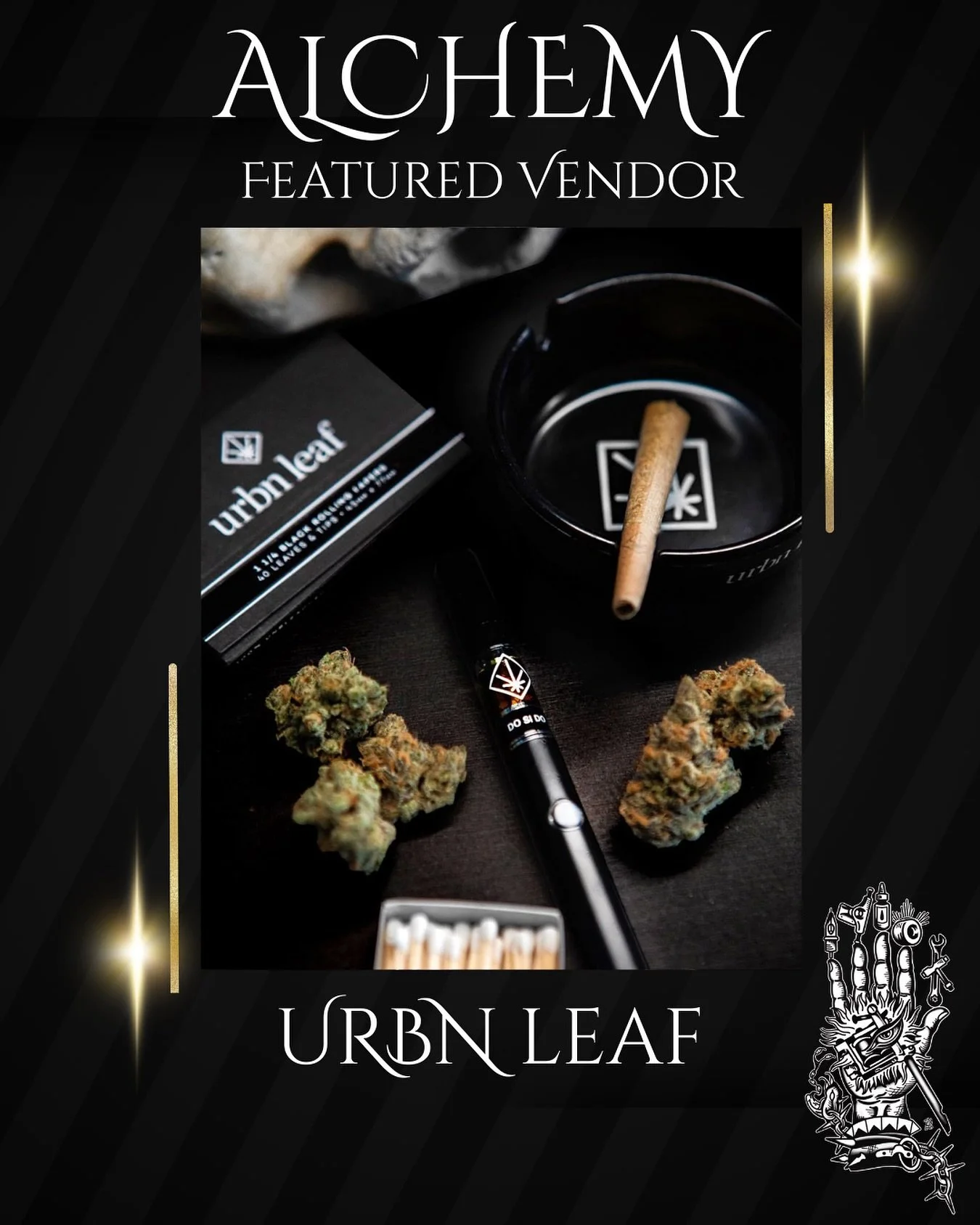 Hyped to have @urbn.leafofficial joining us as a vendor for Alchemy on 8/24 at @wickedwestsd ✨🖤

They&rsquo;re bringing the vibes with a mini putt-putt pop-up! ⛳️ Winners will snag membership cards for 40% off in-store 
And for a few lucky guests&he