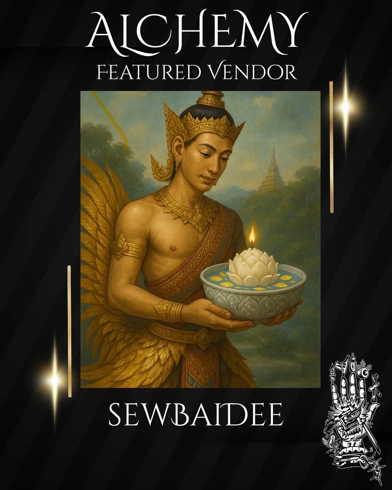 Excited to welcome @sewbaidee as one of our vendors for Alchemy on 8/24 at @wickedwestsd ✨🖤

SewBaiDee is a lifestyle brand reimagining Southeast Asian heritage through handcrafted candles, accessories + cultural goods. Each piece blends traditional