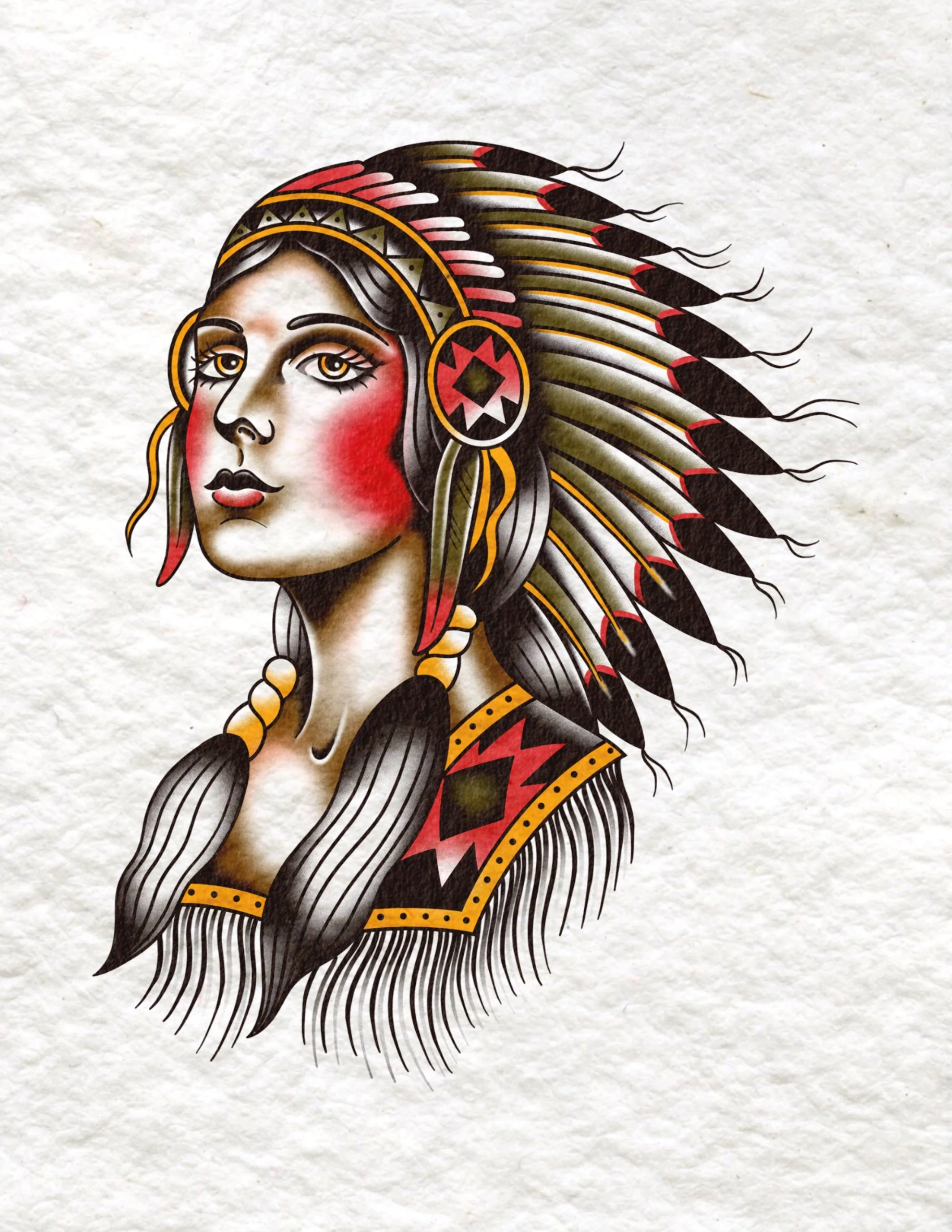 Spirit of the land Lady Head_Lu_FlashTattoo_GuruTattoo.jpeg
