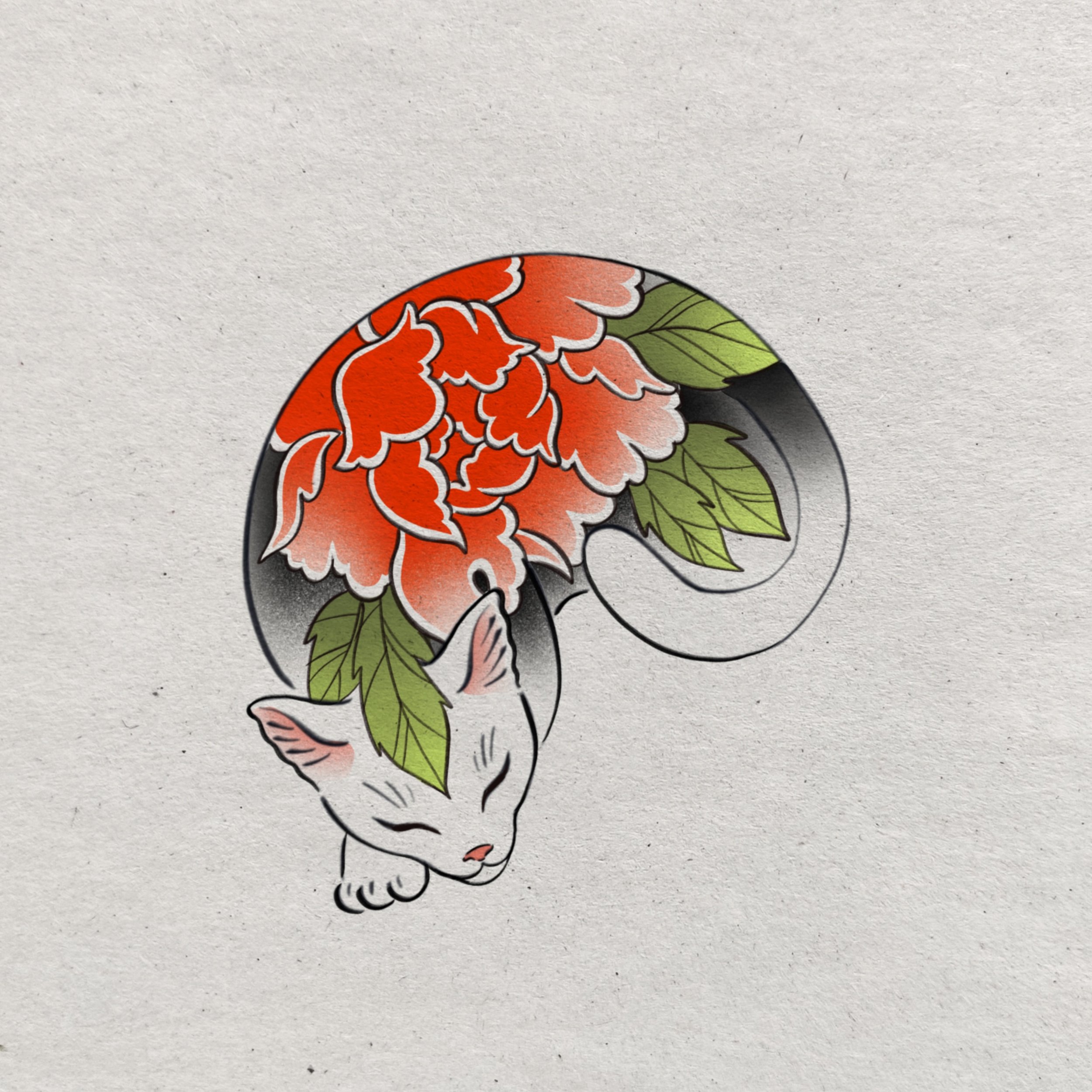 Peony Cat