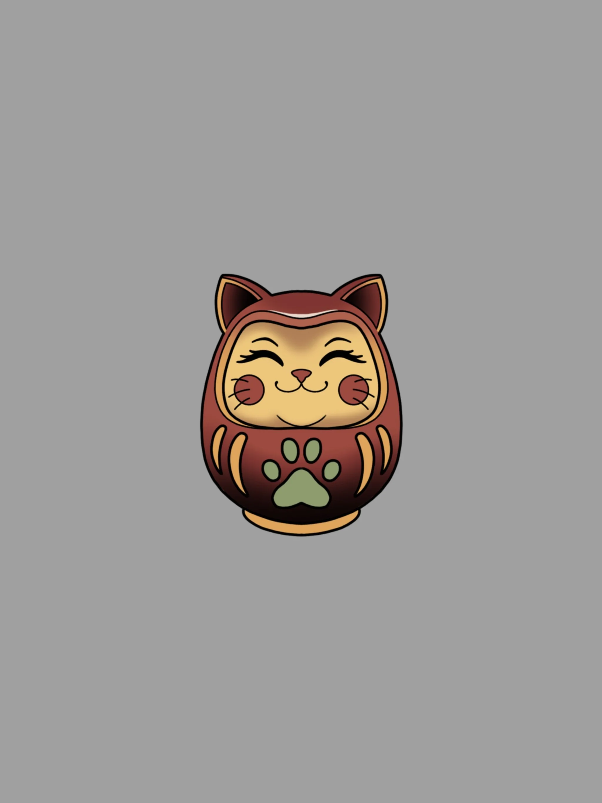 Luck Cat / Daruma