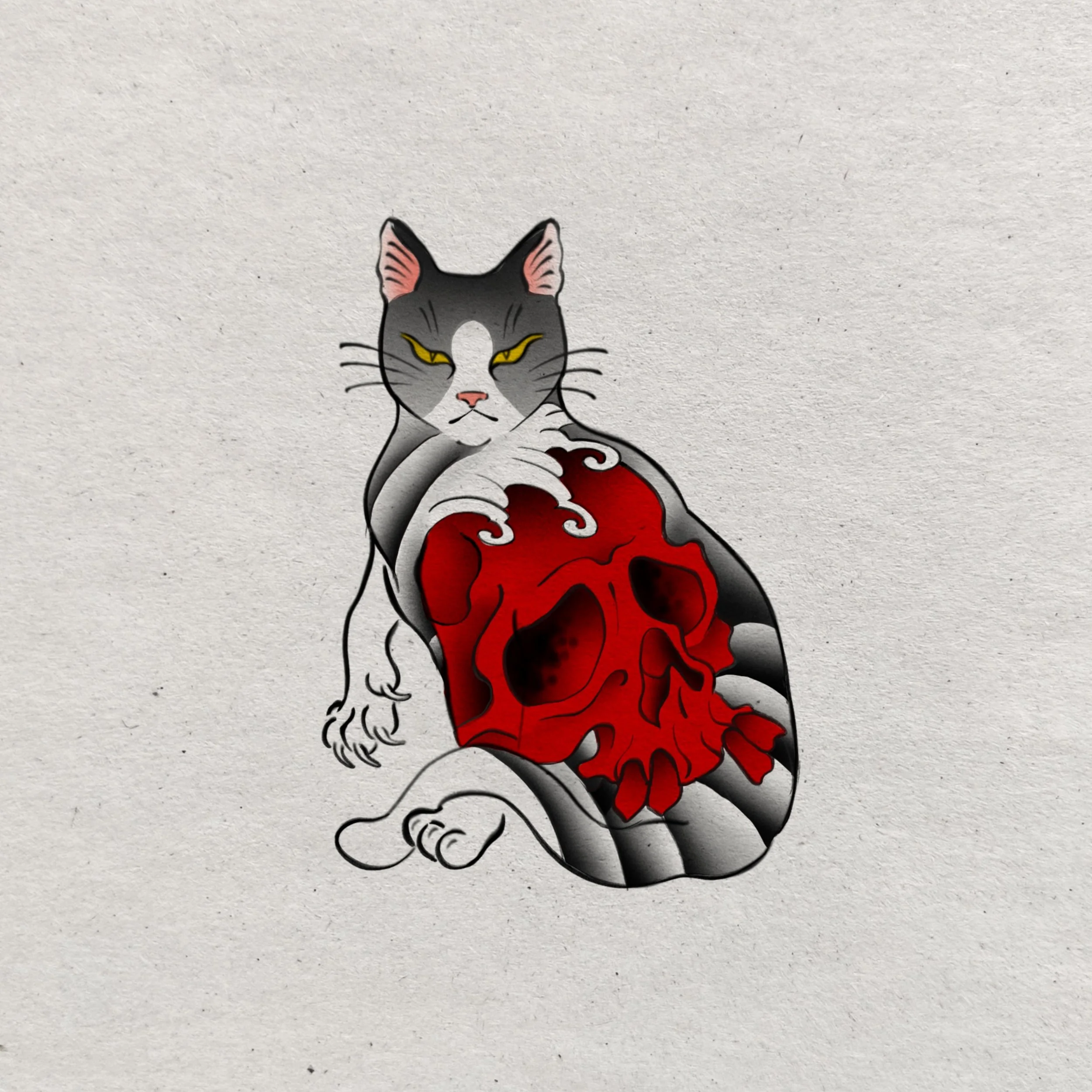Skull Cat
