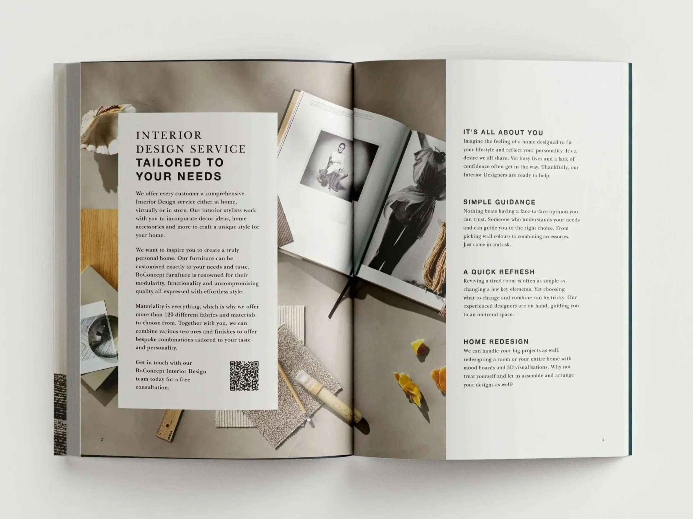 BoConcept Print Design - ongoing print advert and brochure design.